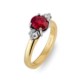 Ruby & Diamond Ring - Dracakis Jewellers